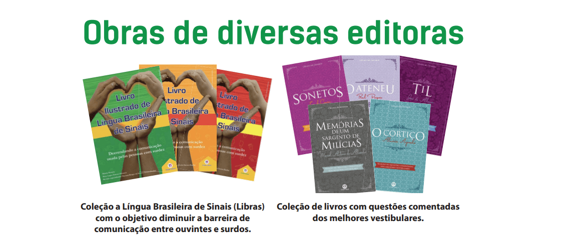 Obras de diversas editorias