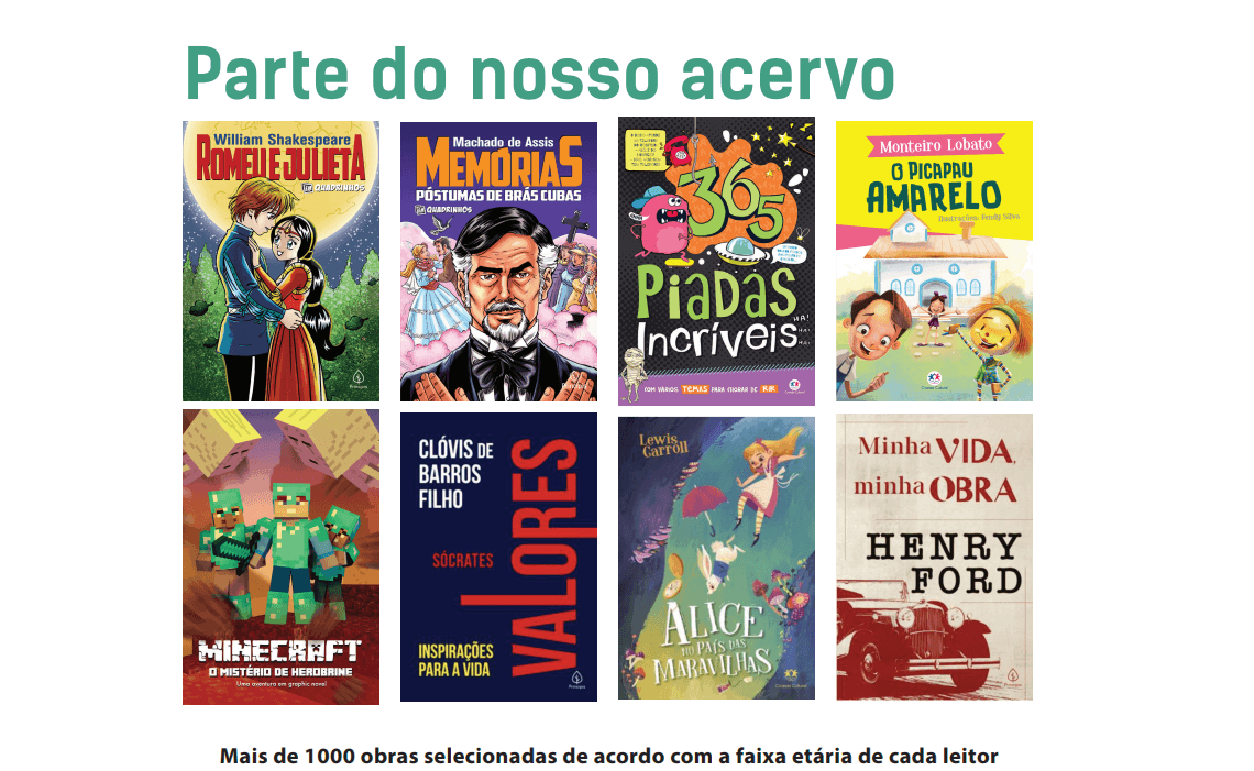 Parte do nosso acervo
